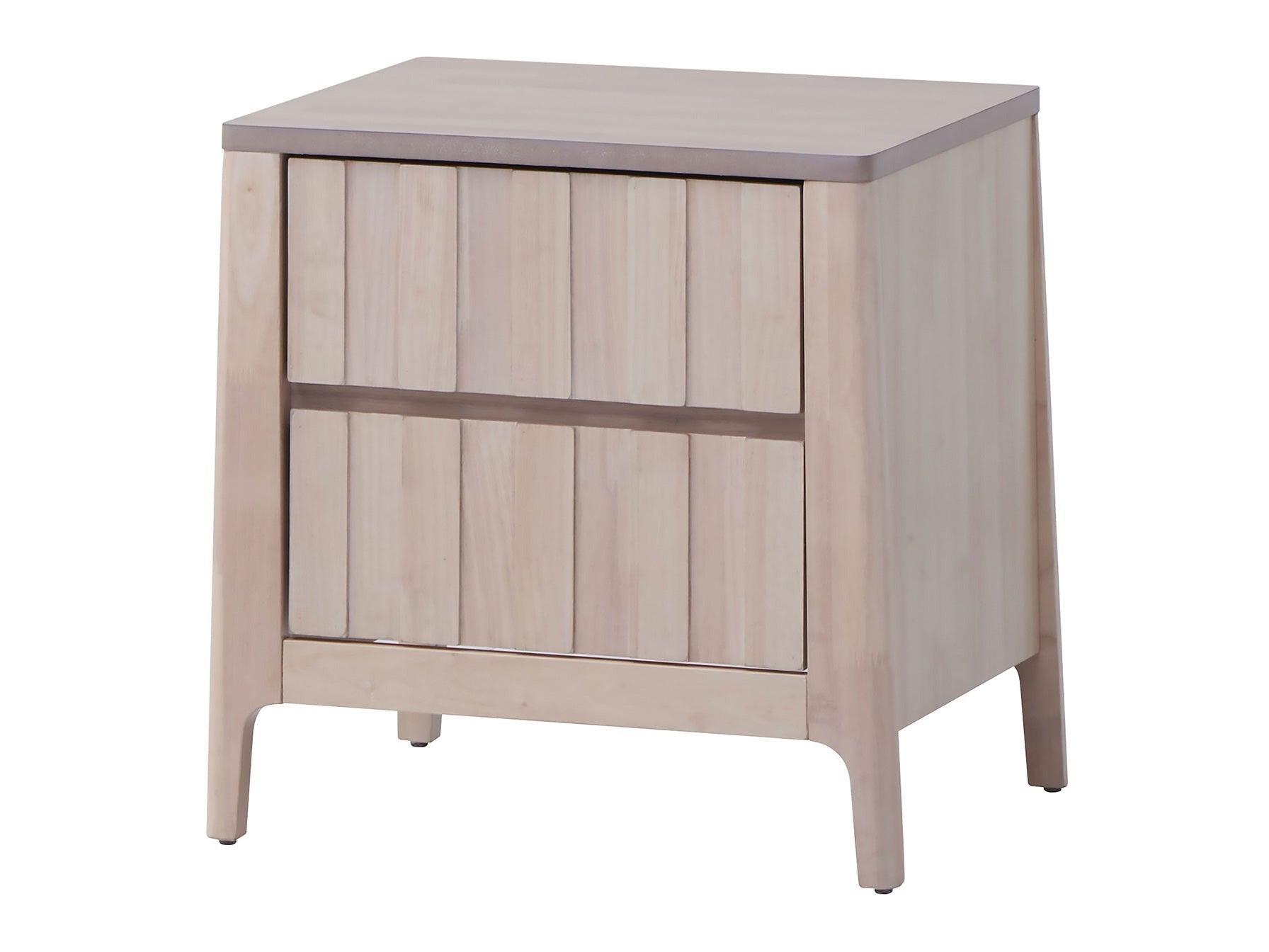 Gervais Whitewash Nightstand