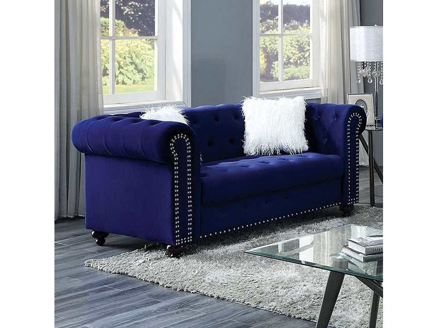 Giacomo Blue  Loveseat