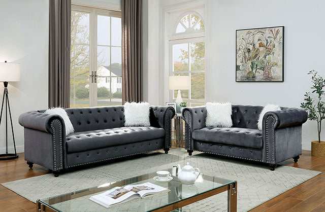 Giacomo Gray Loveseat