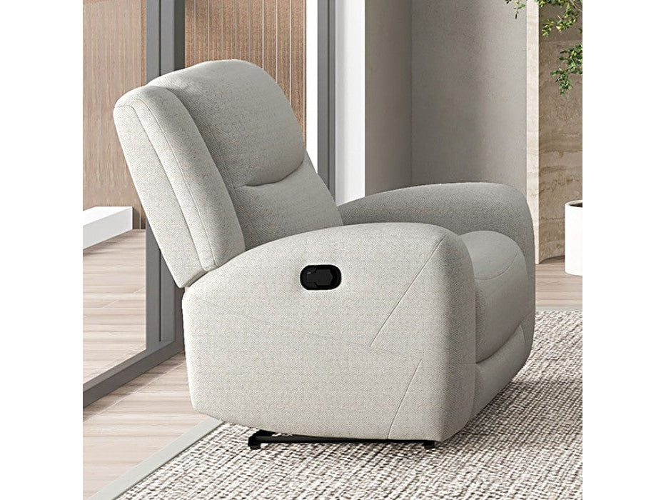 Giraldus Beige Recliner