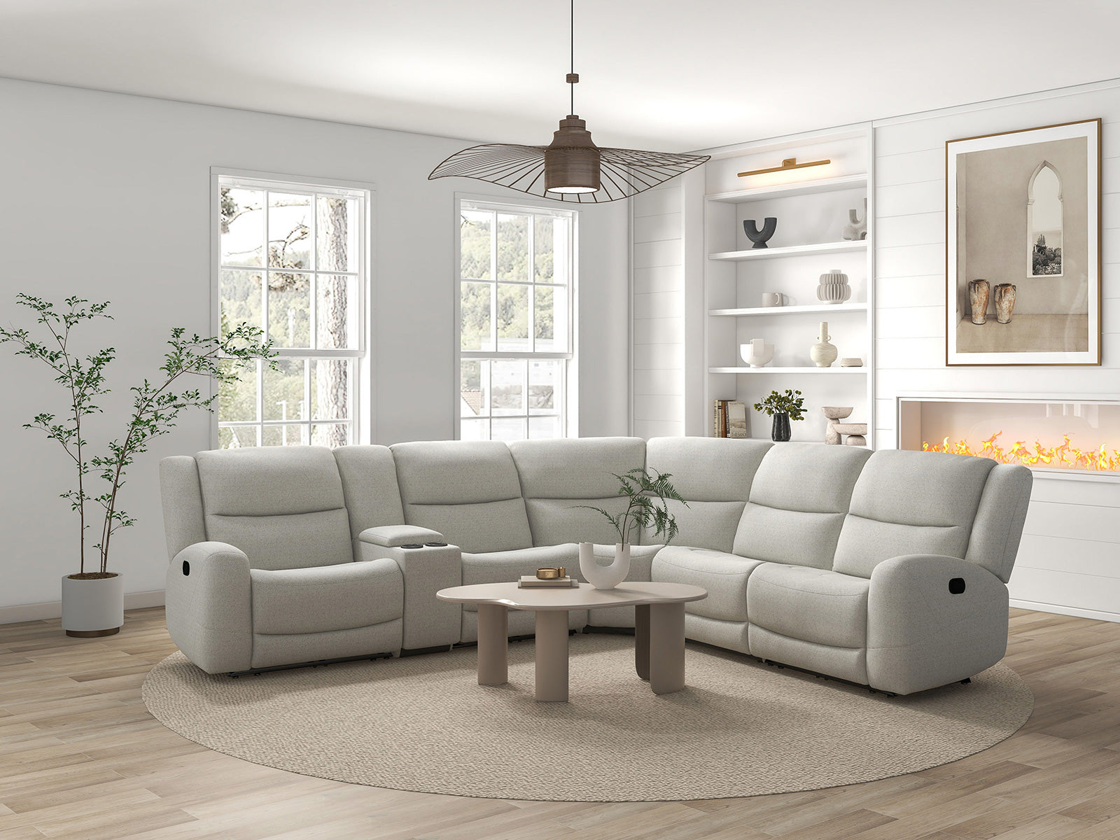 Giraldus Beige Sectional