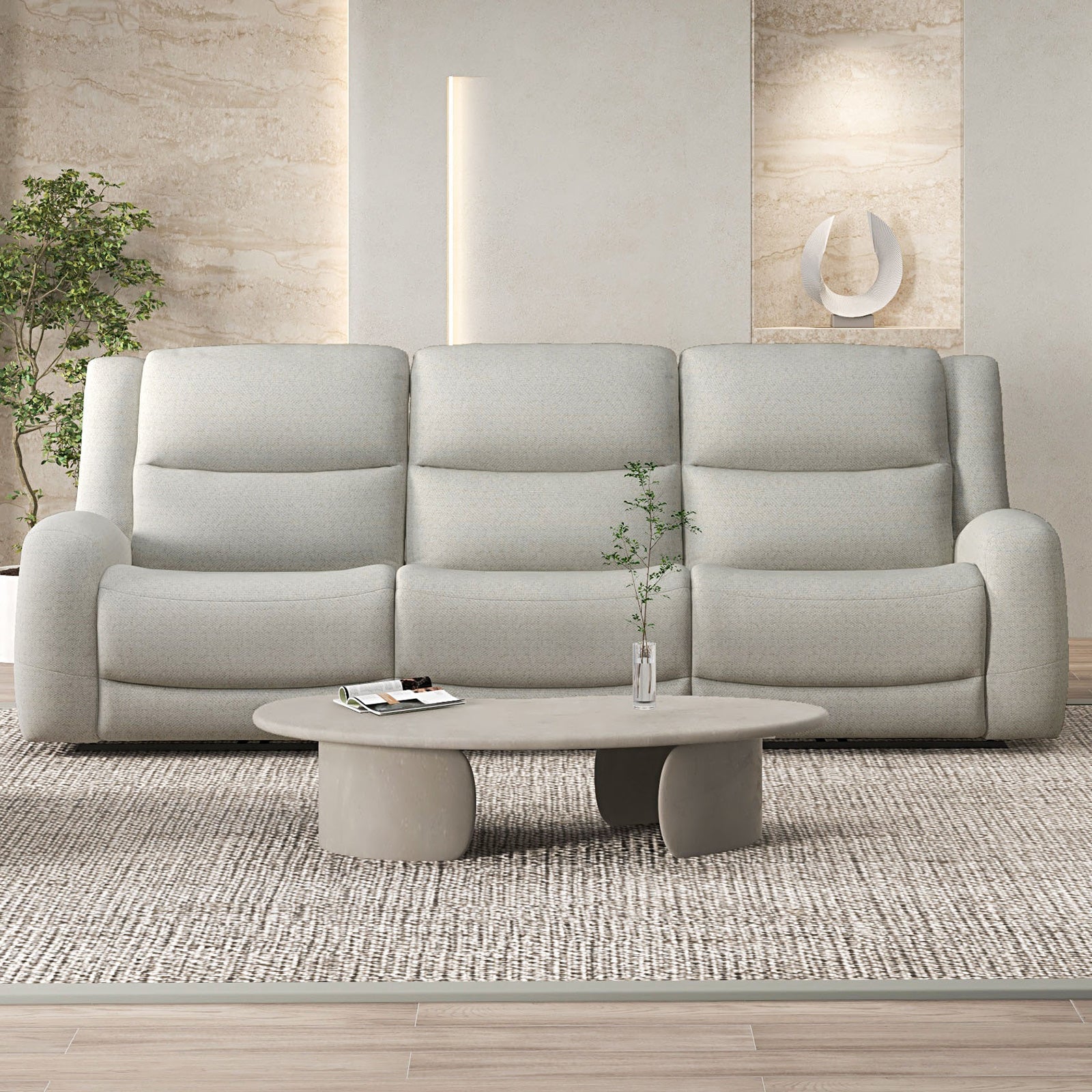 Giraldus Beige Sofa & Loveseat