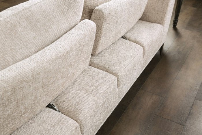 Gladbach Light Brown J-Shape Sectional