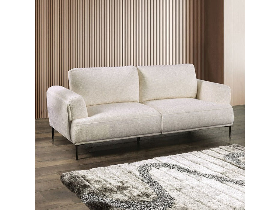 Gladbach Linen White Sofa