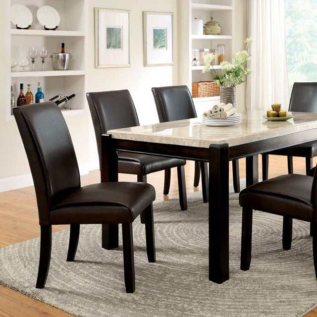 Gladstone Dark Walnut/Ivory Dining Table