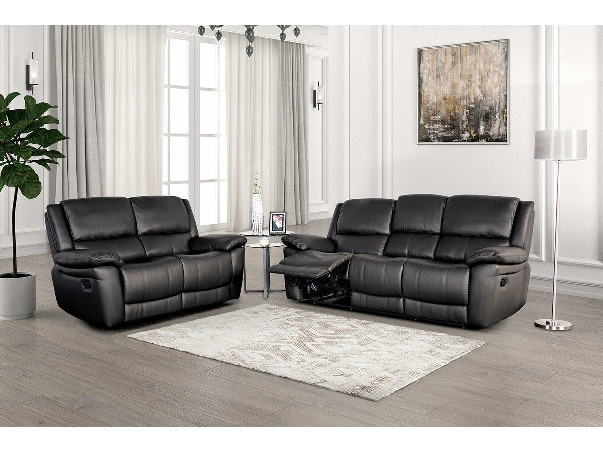 Glarus Black Sofa & Loveseat