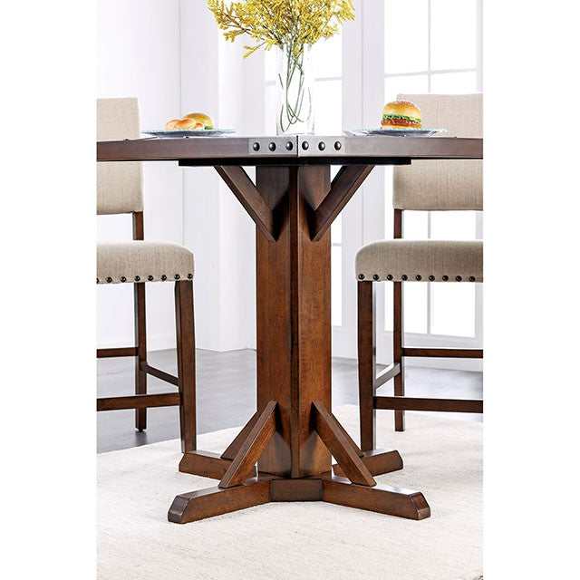 Glenbrook Brown Cherry Counter Height Table