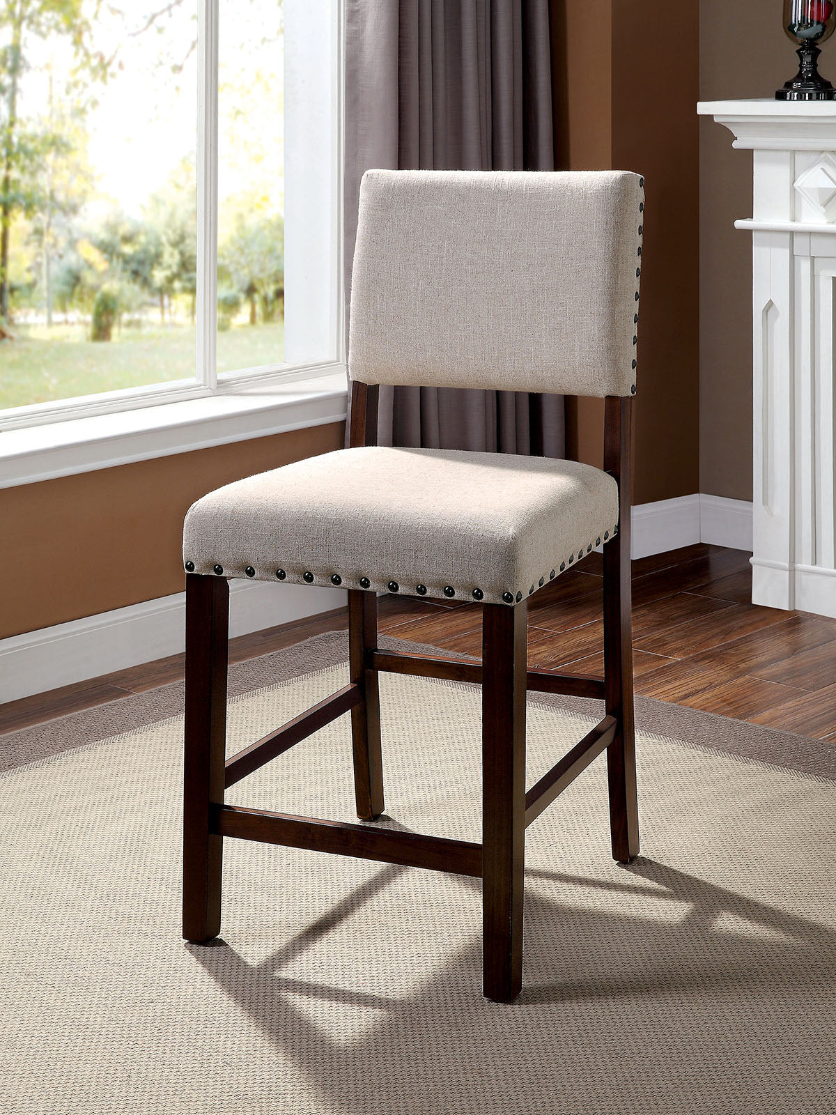 Glenbrook Brown Cherry/Ivory 5 Pc. Counter Height Table Set