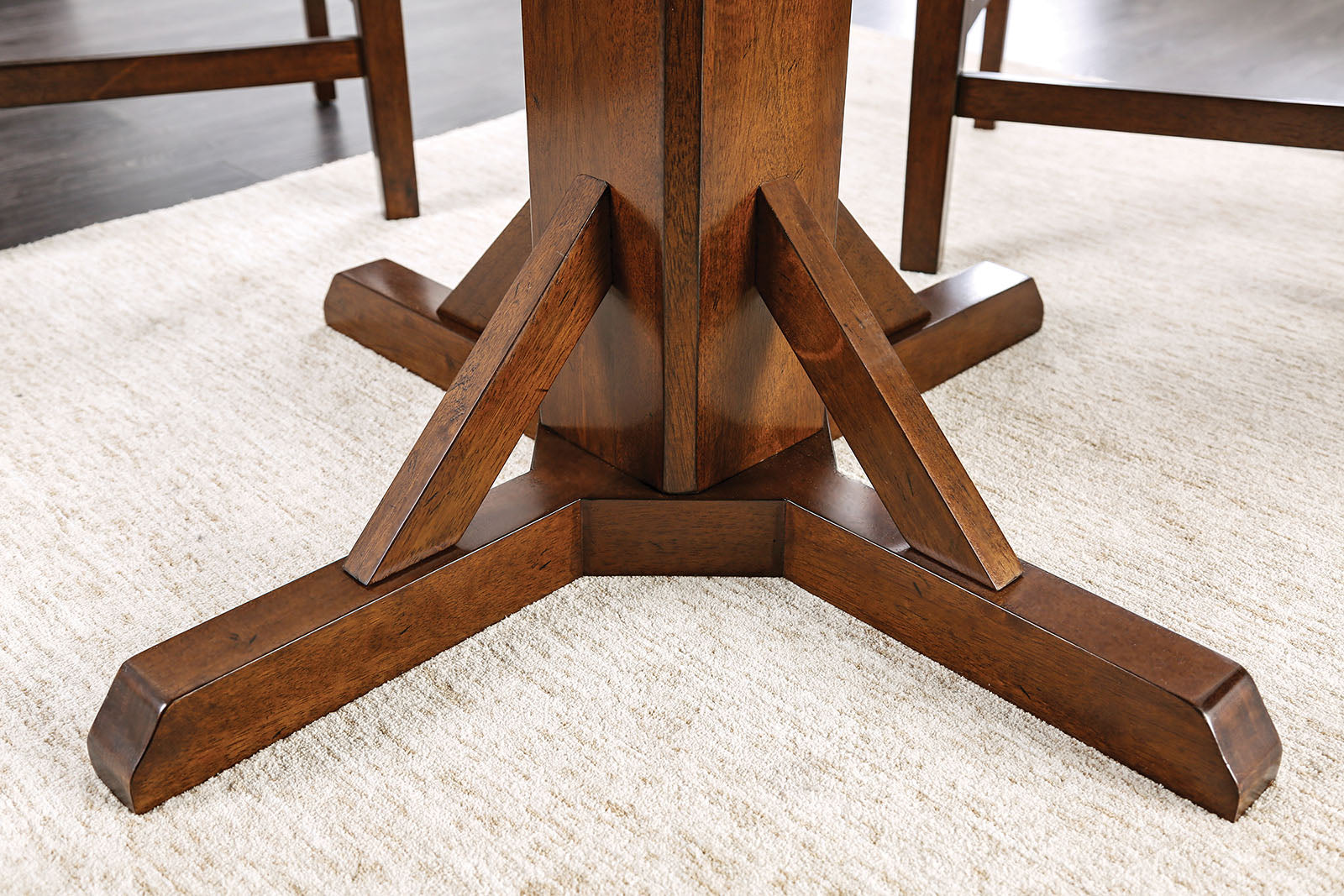 Glenbrook Brown Cherry/Ivory 5 Pc. Counter Height Table Set