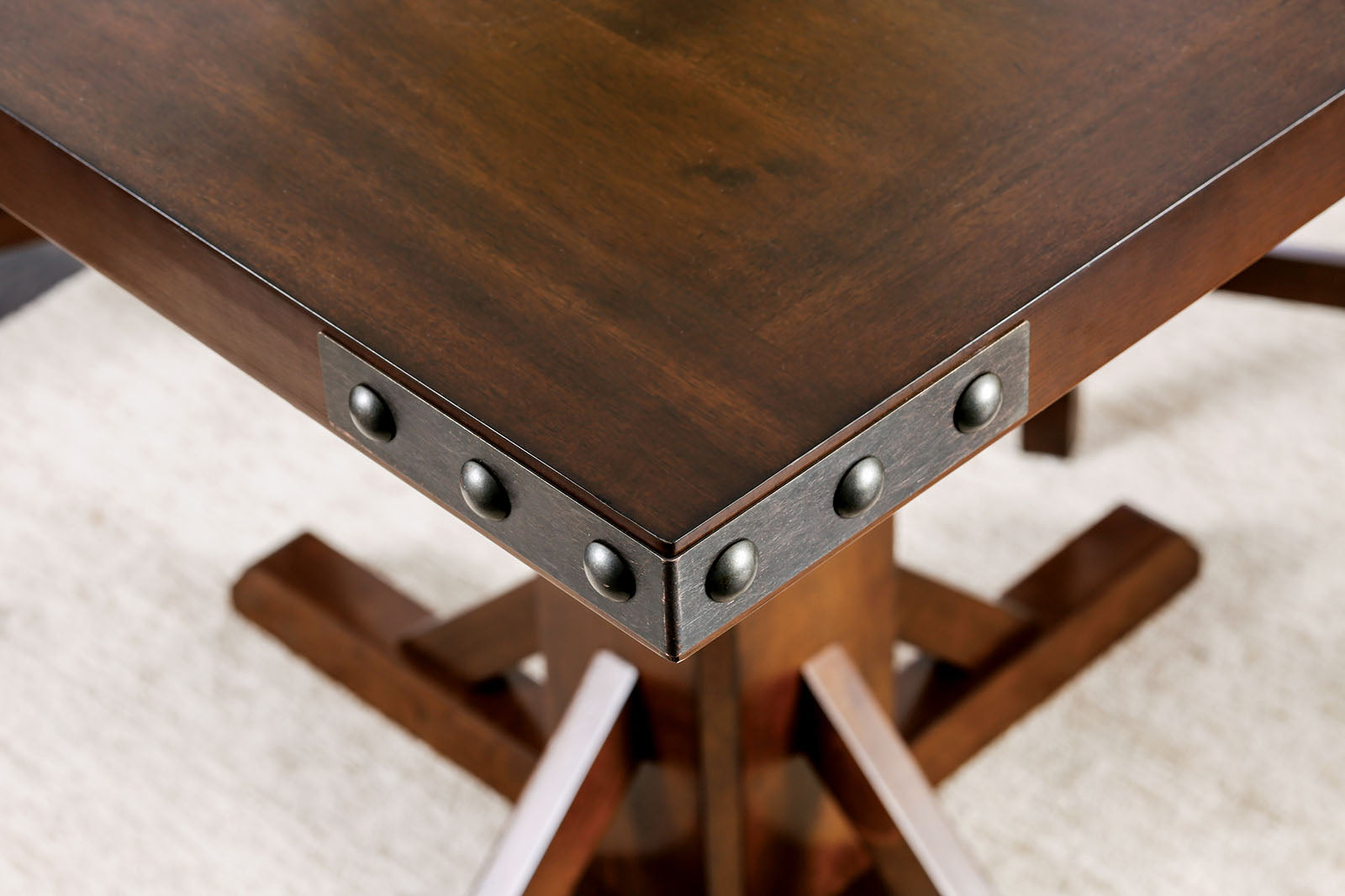 Glenbrook Brown Cherry/Ivory 5 Pc. Counter Height Table Set