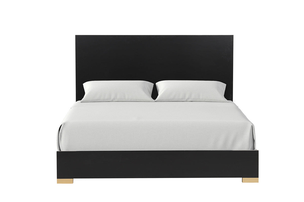 Goldsberg Black/Gold 4 Pc. Queen Bedroom Set