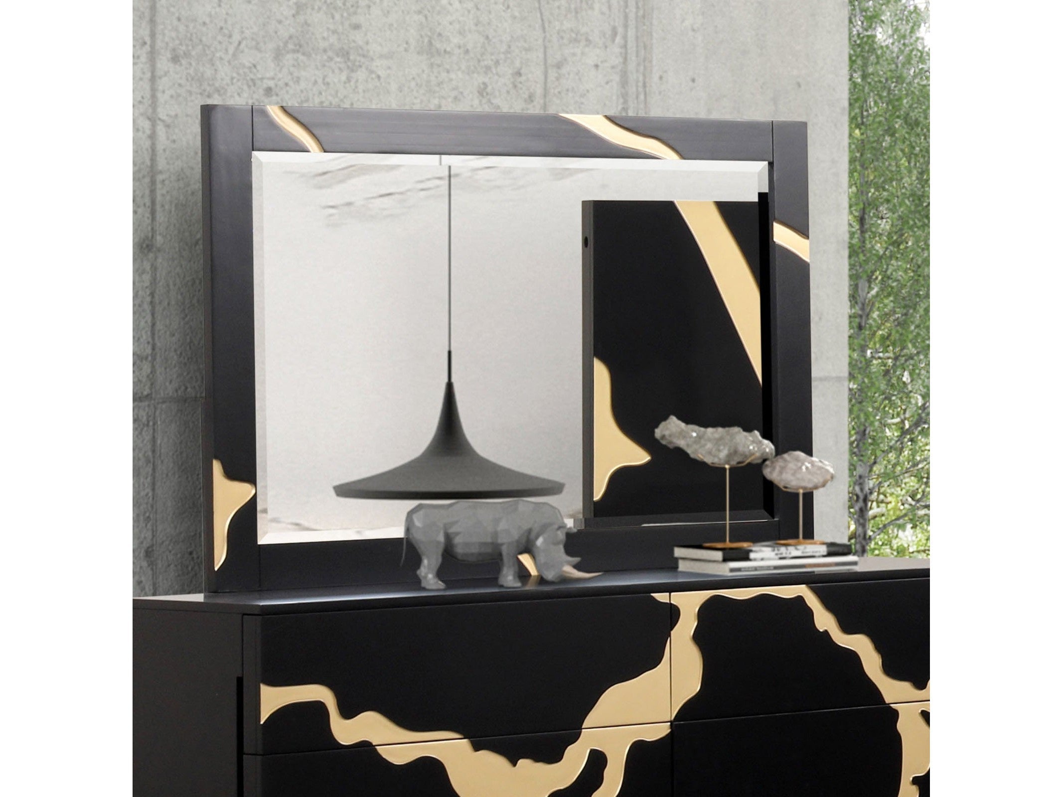 Goldsberg Black/Gold Mirror