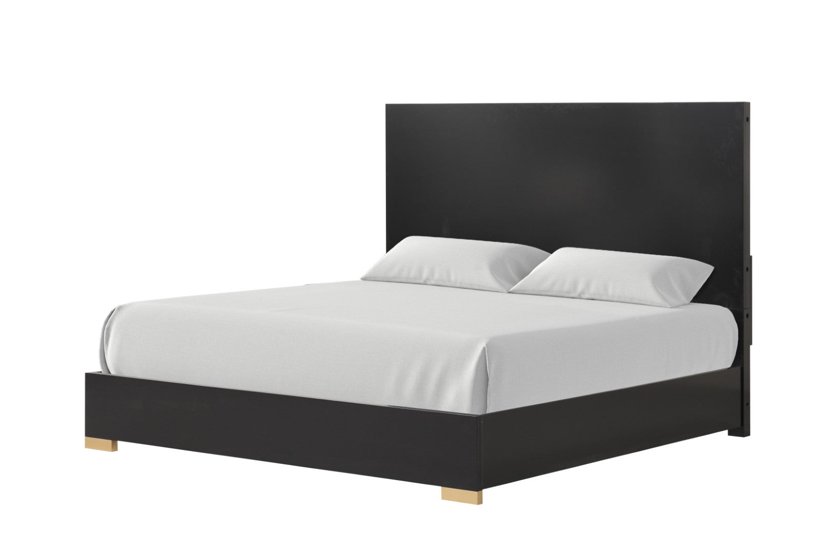 Goldsberg Black/Gold Queen 4 Piece Bedroom Set