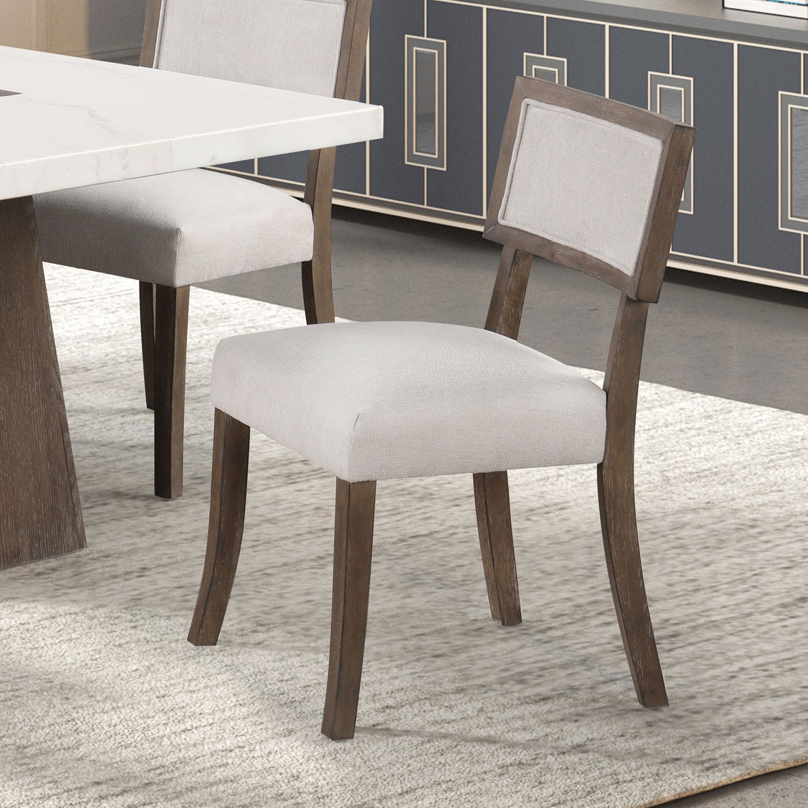 Grasten Dark Walnut 5 Piece Dining Set