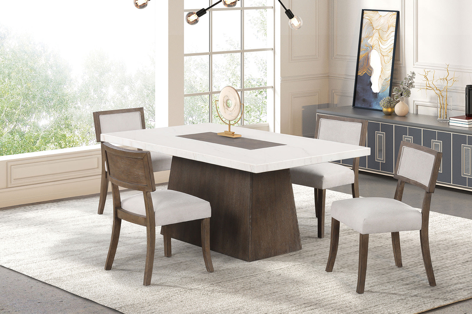 Grasten Dark Walnut Side Chair (Set of 2)