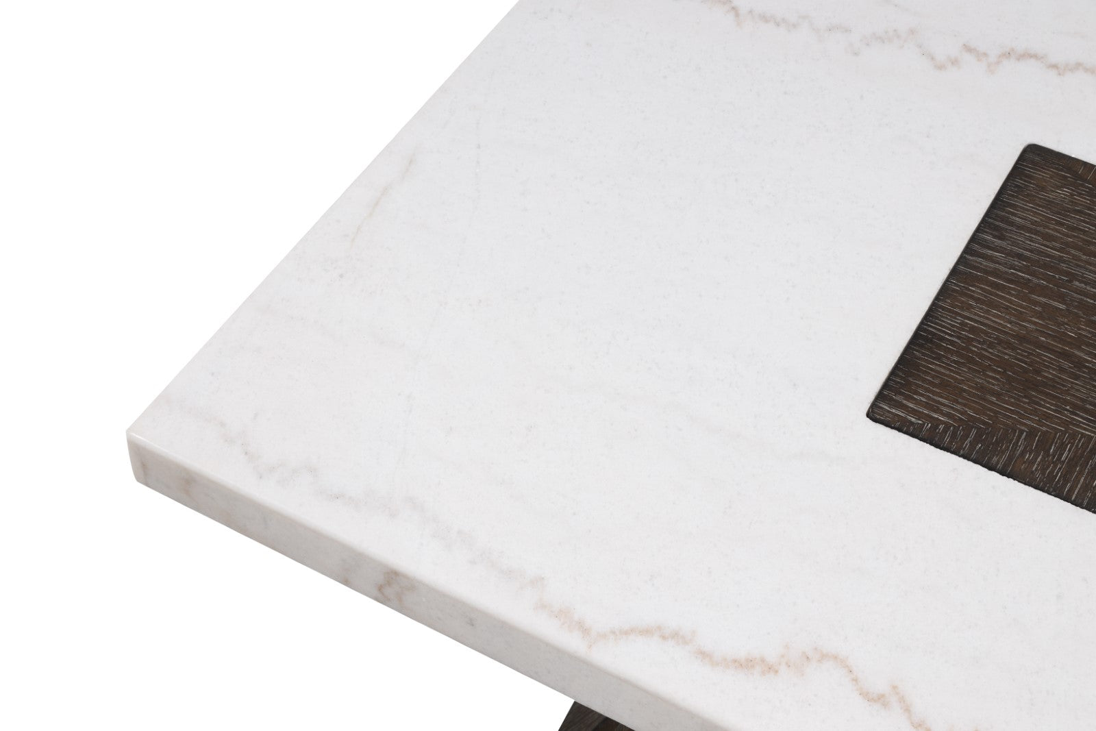 Grasten Dark Walnut/White Coffee Table