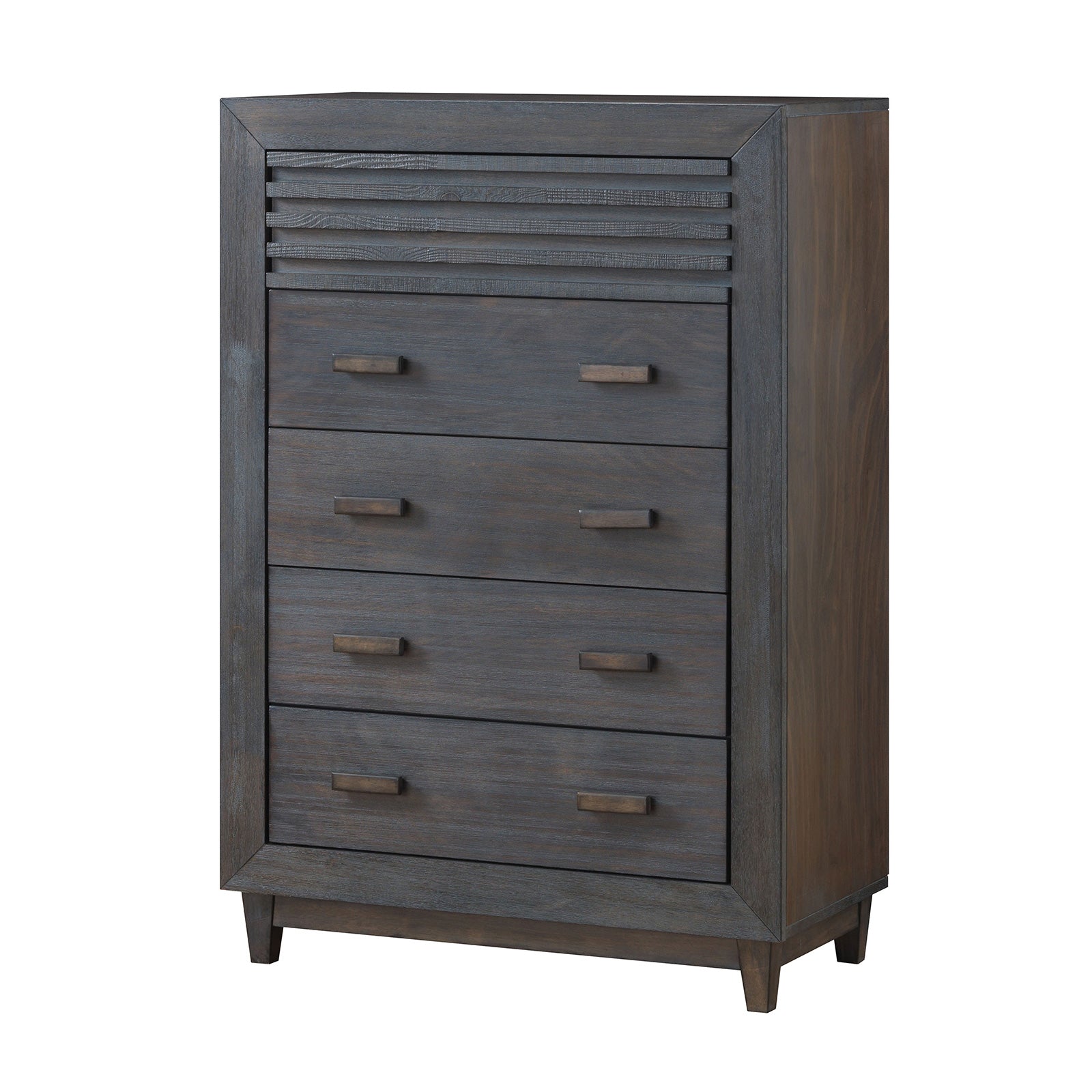 Griffin Charcoal Brown Twin 4 Piece Bedroom Set