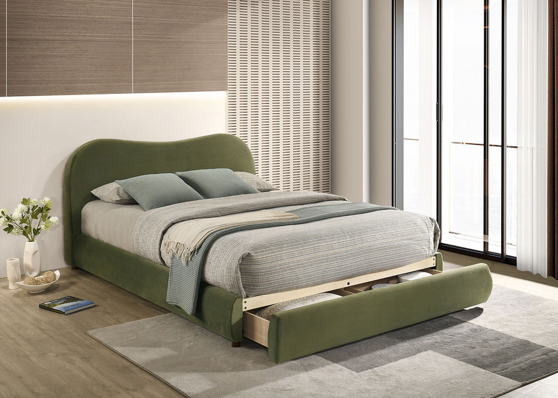 Grimsby Olive Green E.King Bed