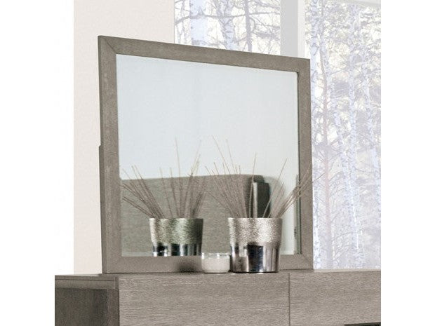 Grimsby Stone Gray Mirror