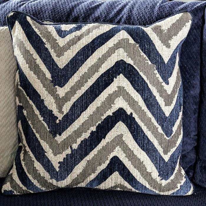 Griswold Navy L Shape Sectional Sofa