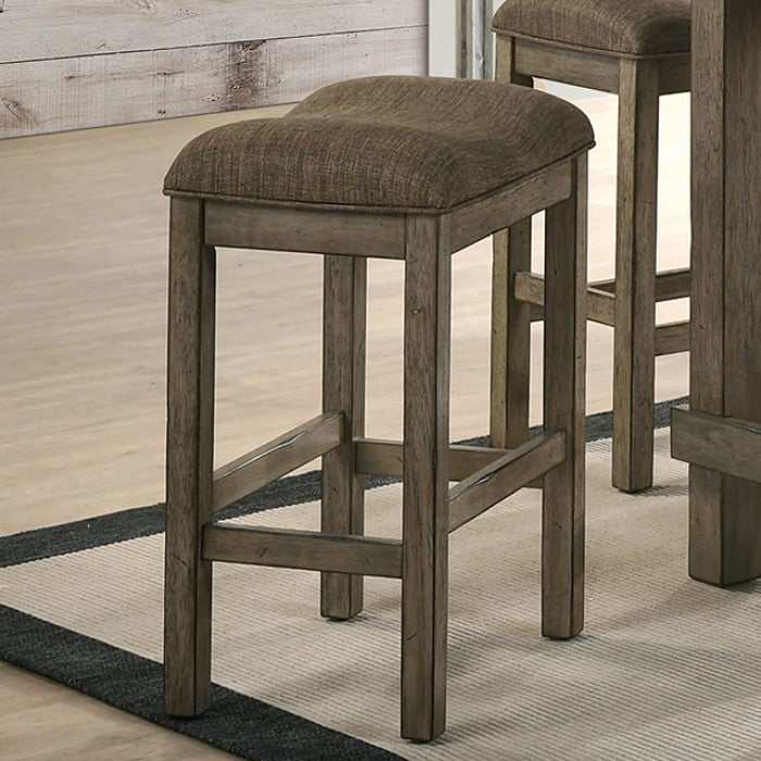Gumboro Dark Walnut & Chestnut Counter Height Dining Room Set