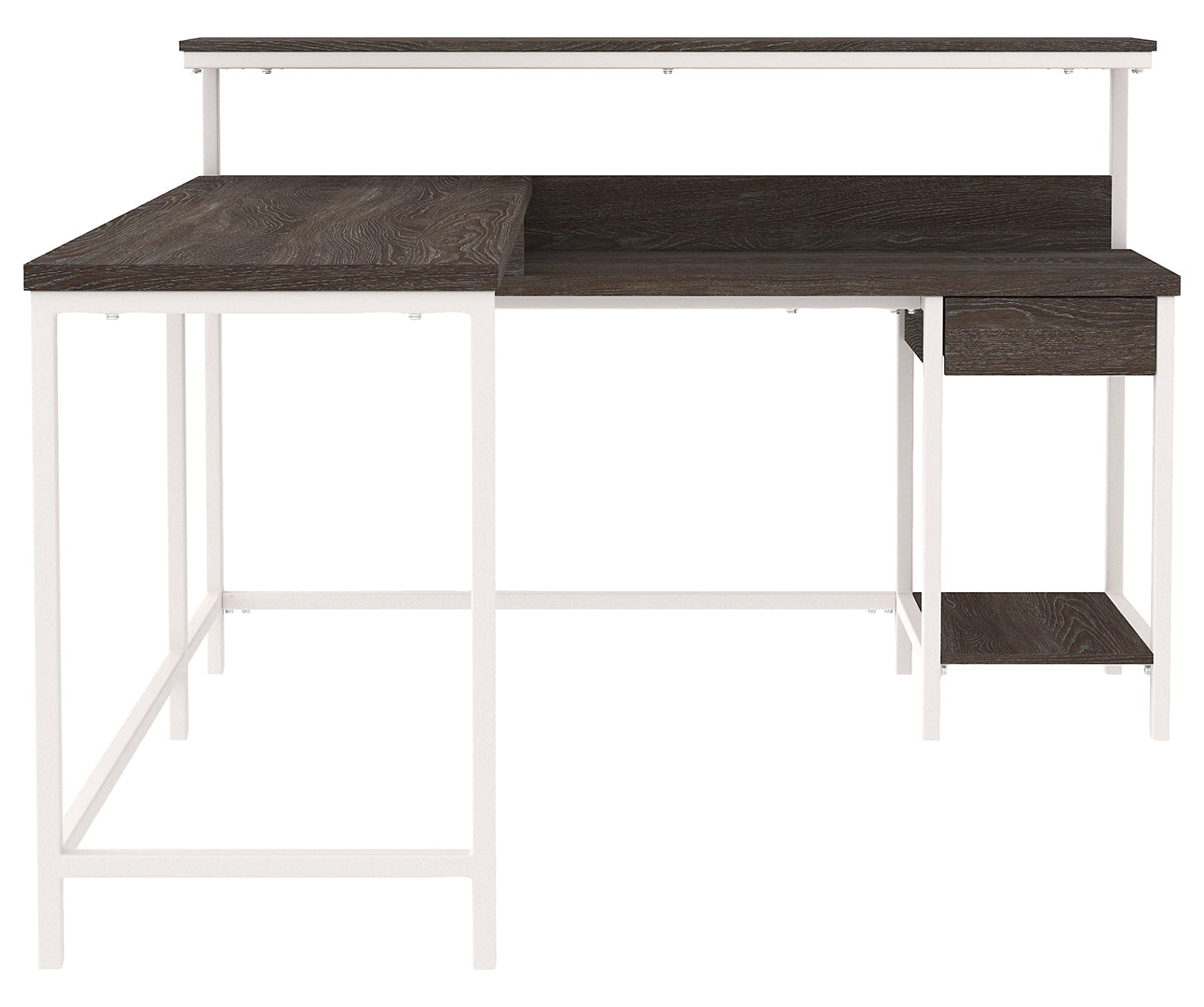 Dorrinson L-Desk with Storage