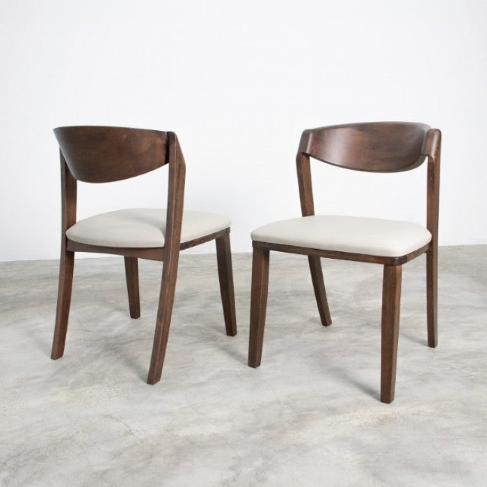 Hadsten Walnut 7 Piece Dining Set