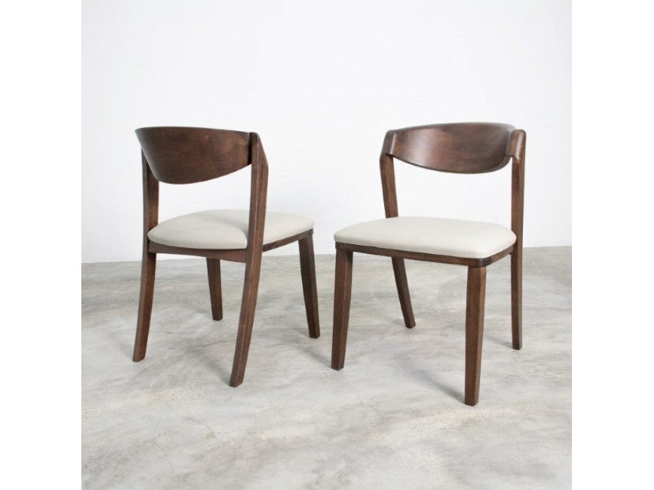 Hadsten Walnut Side Chair (Set of 2)