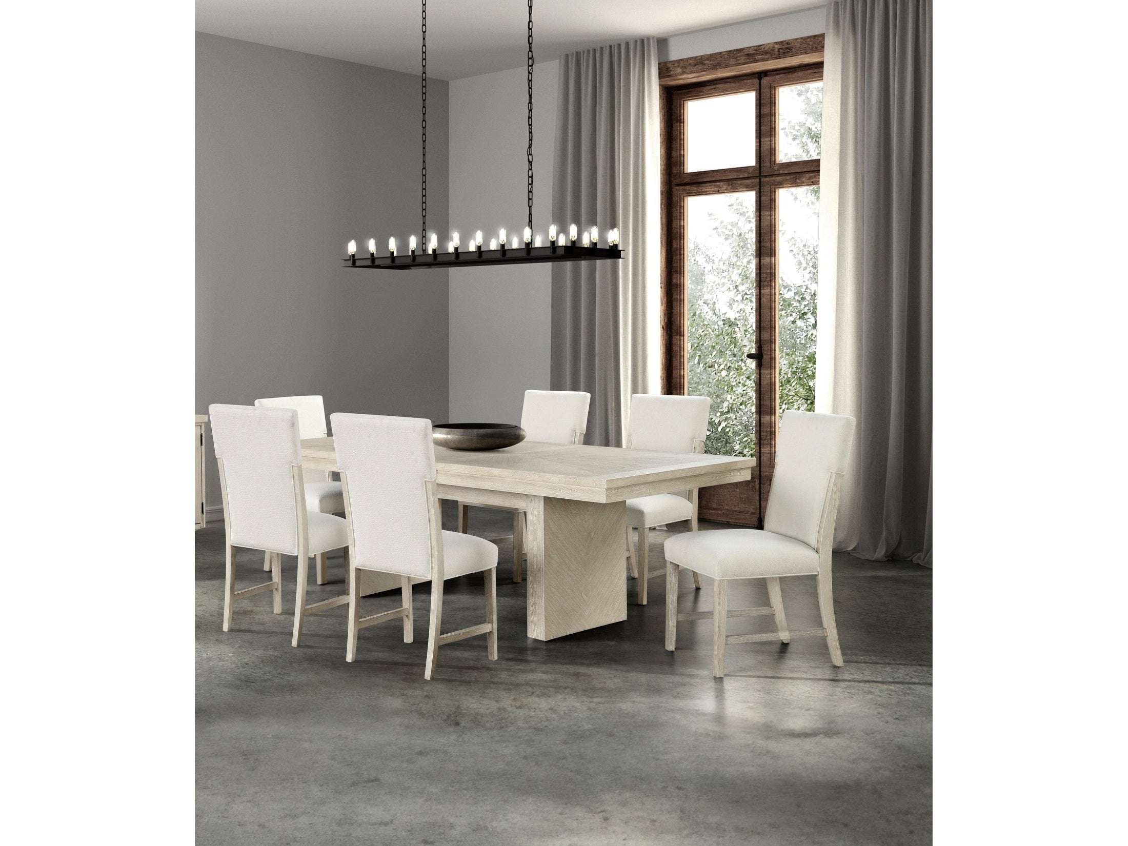 Hagerman Natural 7 Pc. Dining Room Set
