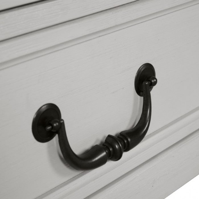 Hampstead White/Dark Brown Dresser