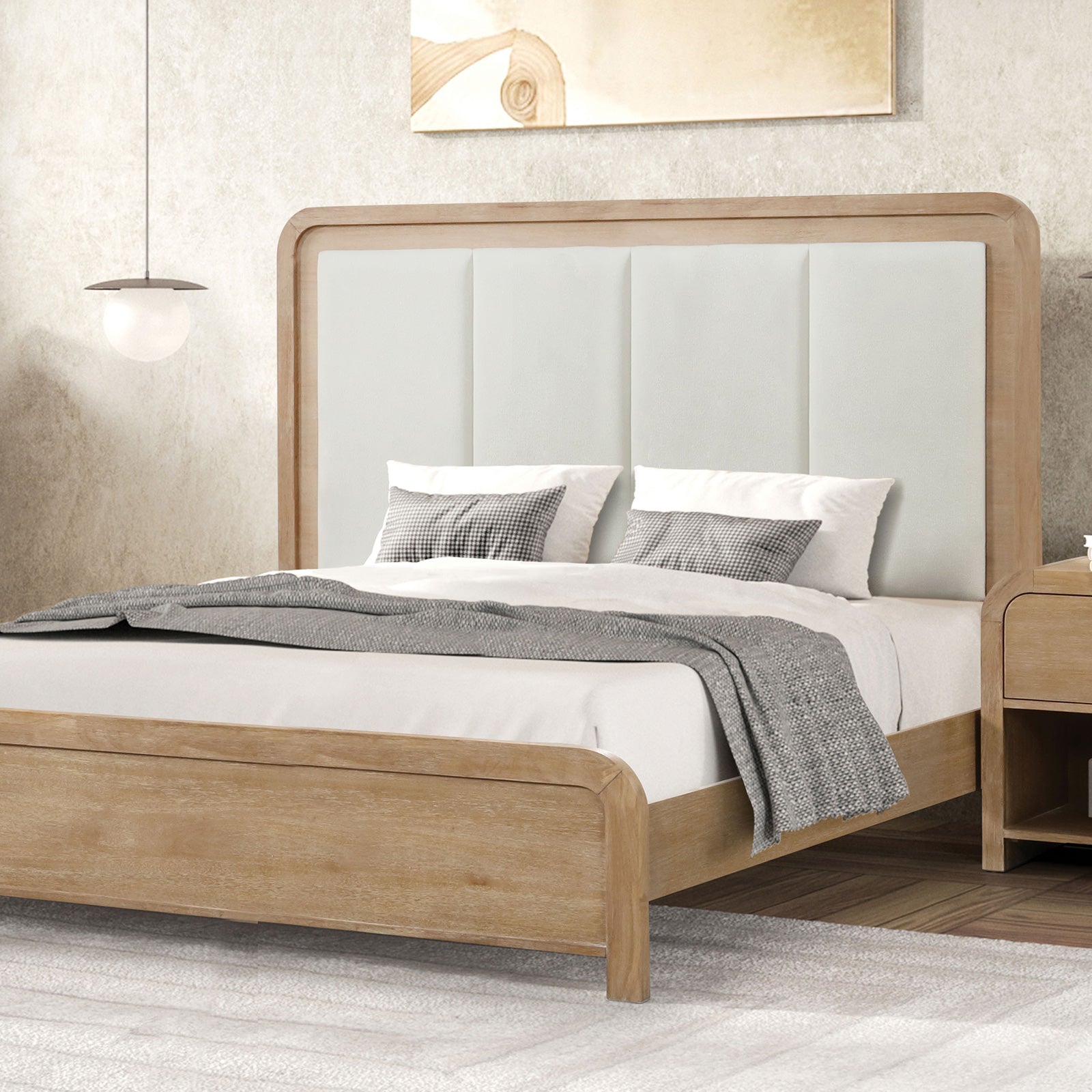 Handforth Natural Queen 4 Piece Bedroom Set