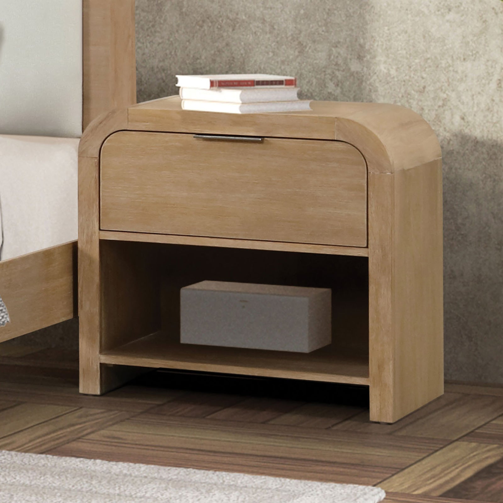 Handforth Natural Queen 5 Piece Bedroom Set w/2 Nightstands
