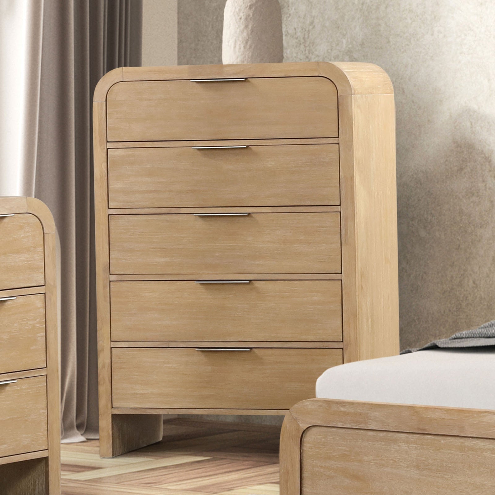 Handforth Natural Queen 5 Piece Bedroom Set w/Chest