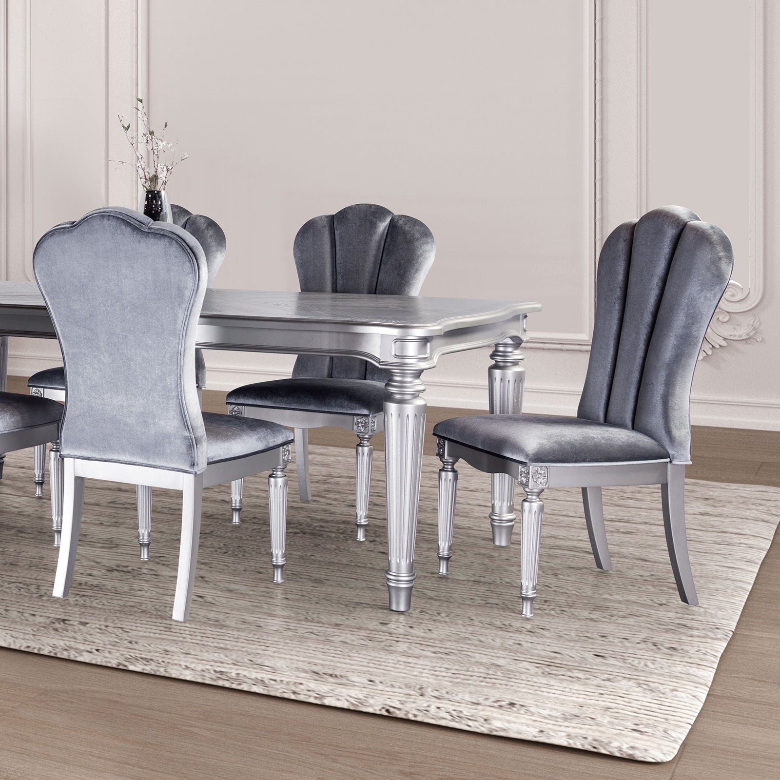Hannoria Silver Side Chair (Set of 2)