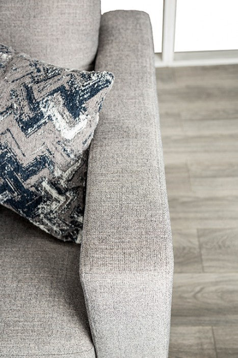 Harlow Light Gray Loveseat