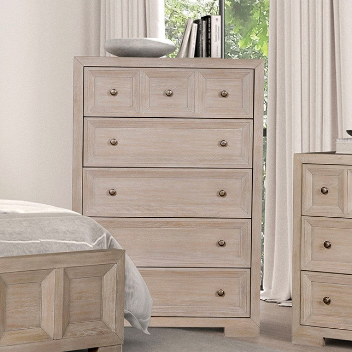 Hatton Cross Tawny Queen 5 Piece Bedroom Set w/Chest (N2)