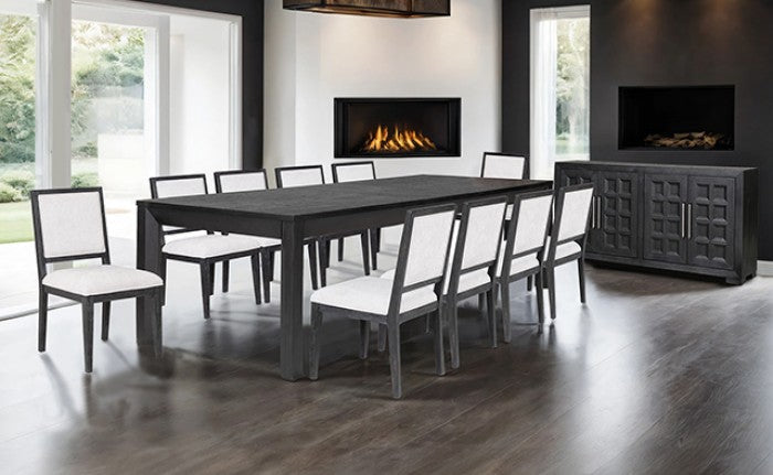 Hatton Cross Weathered Black 7 Piece Dining Set