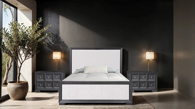 Hatton Cross Weathered Black Eastern King Bed
