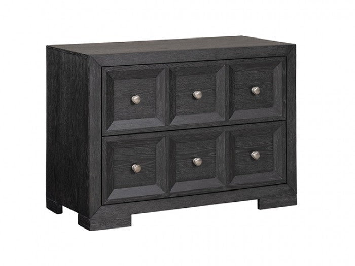 Hatton Cross Weathered Black Nightstand