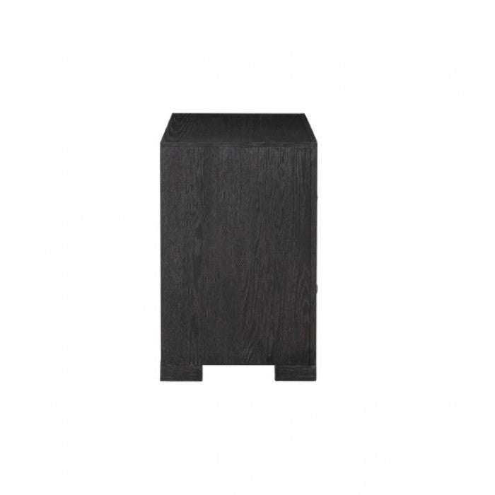 Hatton Cross Weathered Black Nightstand