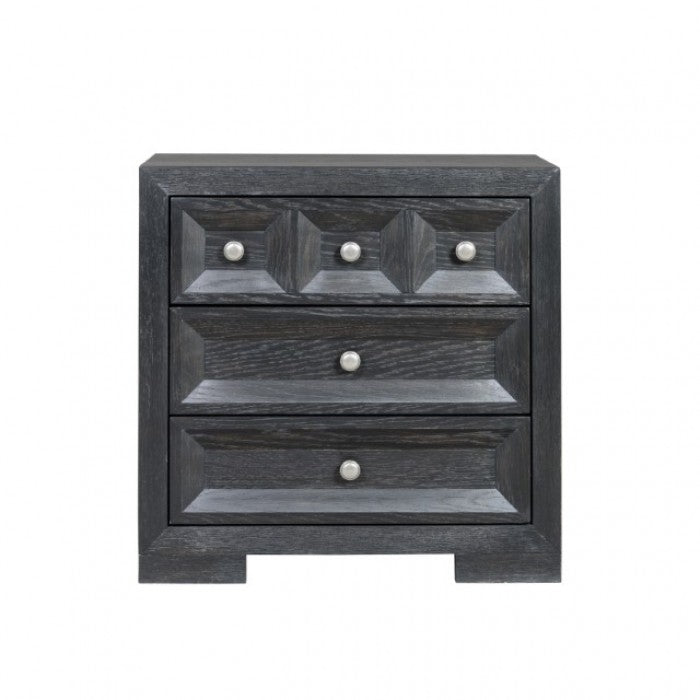 Hatton Cross Weathered Black Queen 4 Piece Bedroom Set