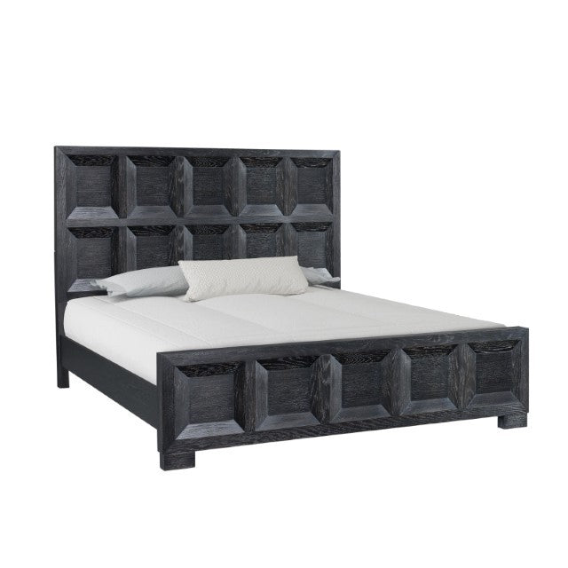 Hatton Cross Weathered Black Queen 4 Piece Bedroom Set