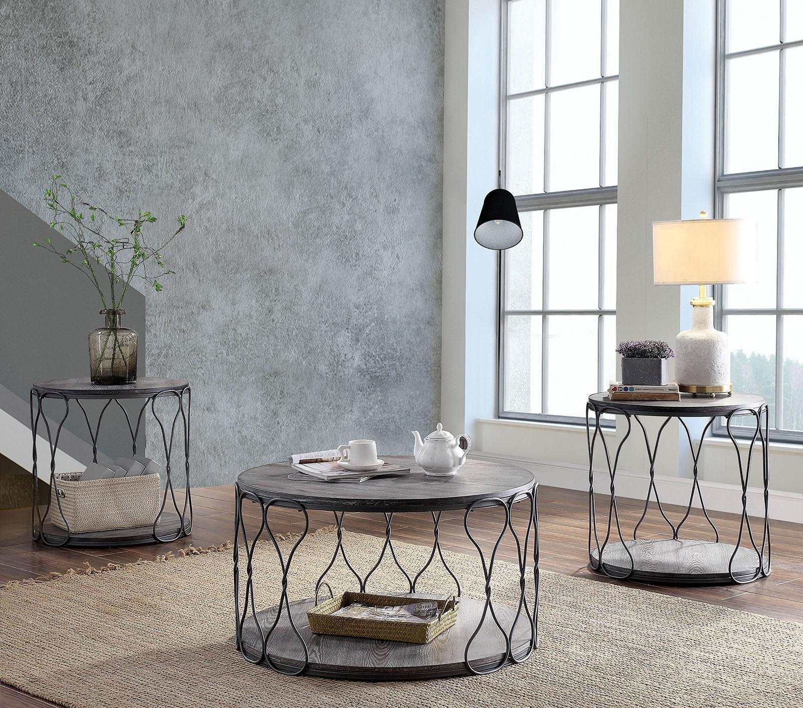 Hawdon Gray End Table