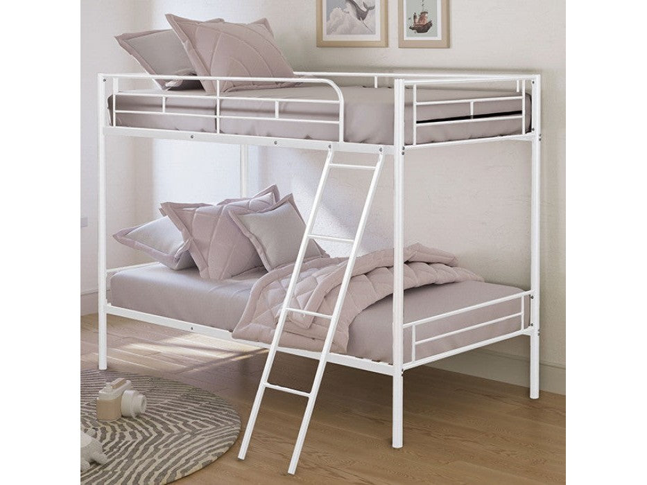 Hector White Twin/Twin Bunk Bed