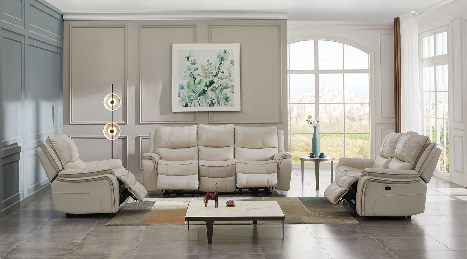 Henricus Beige Sofa & Loveseat