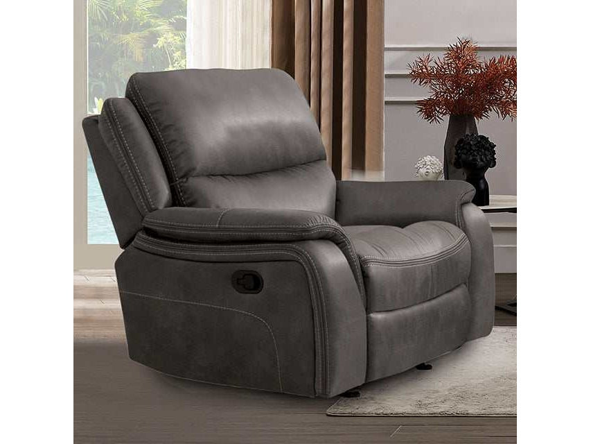Henricus Dark Gray Glider Recliner