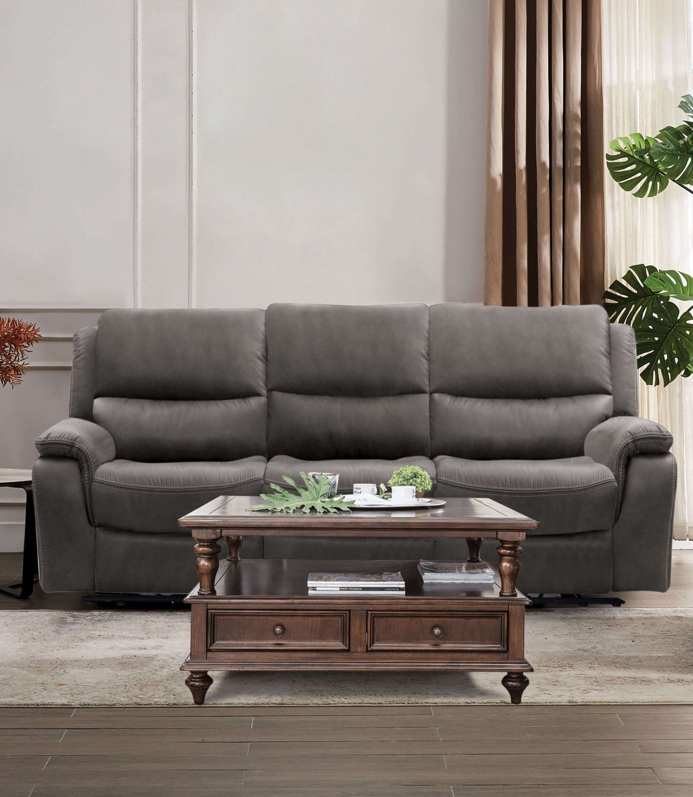 Henricus Dark Gray Sofa & Loveseat