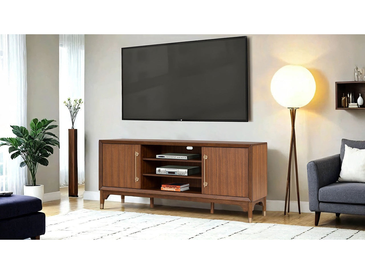 Hepburne Walnut 70" TV Stand