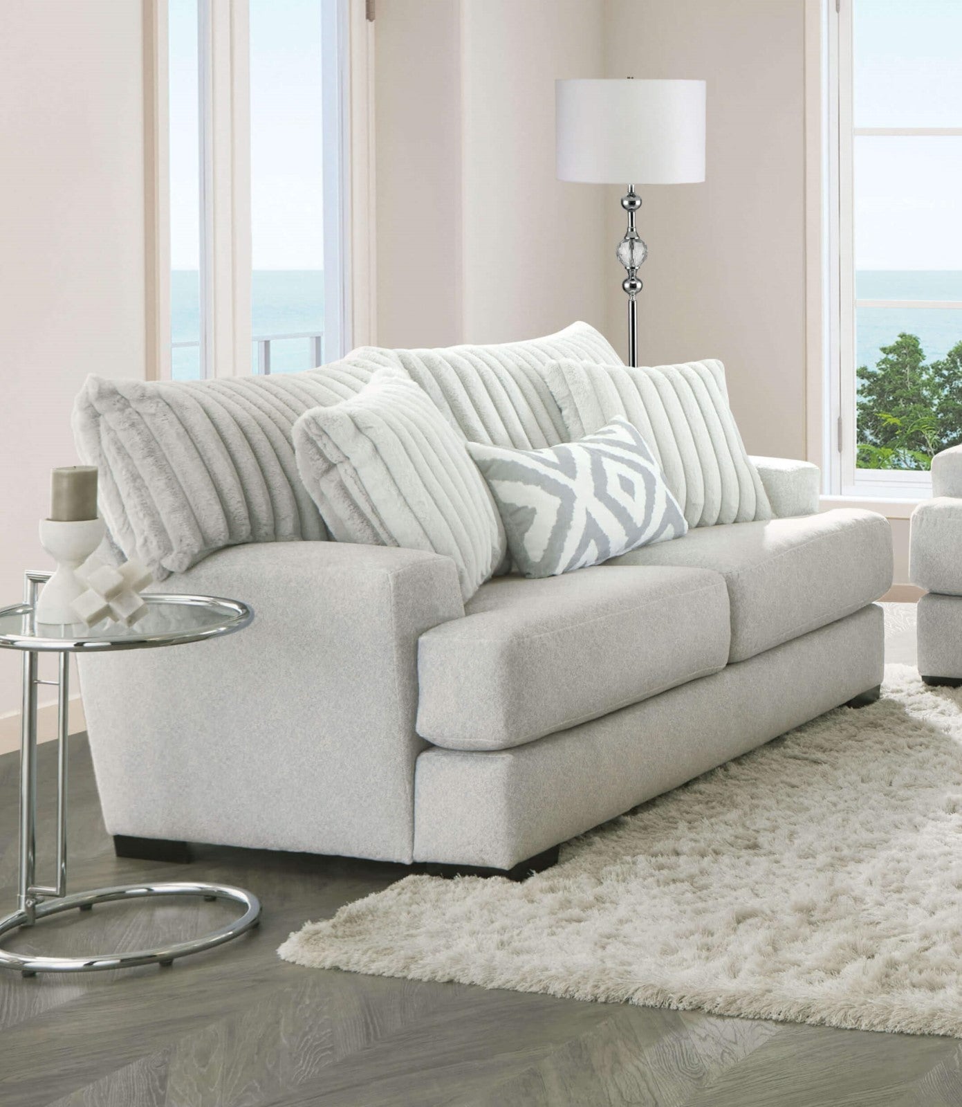 Hermilly Beige Sofa & Loveseat