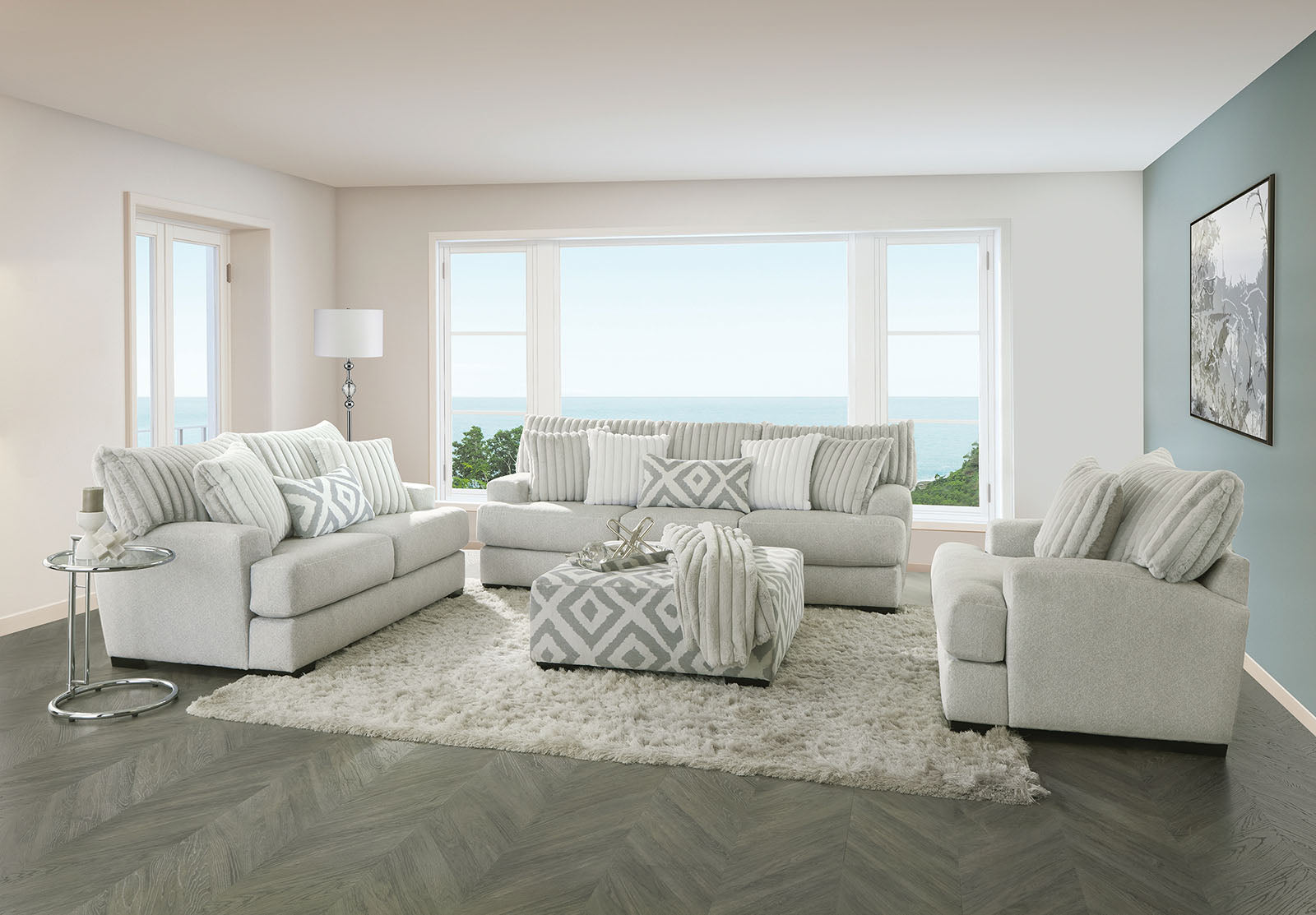 Hermilly Beige Sofa